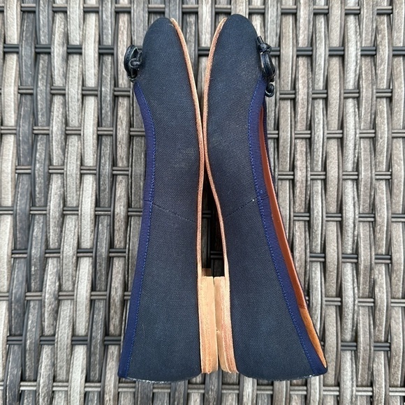 Vineyard vines Navy Blue Canvas Ballet Flats - Picture 10 of 16